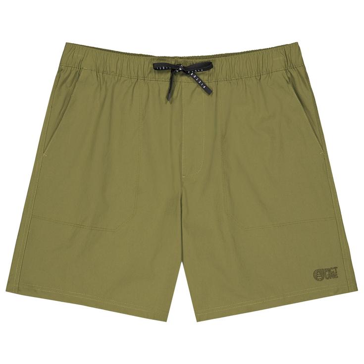 Picture Pantalón corto de trekking Lenu Stretch Shorts Tobacco Presentación