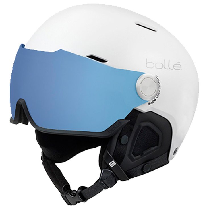 Bolle Visor helmet Edge Visor White Matte Photochromic Blue Mirror Overview