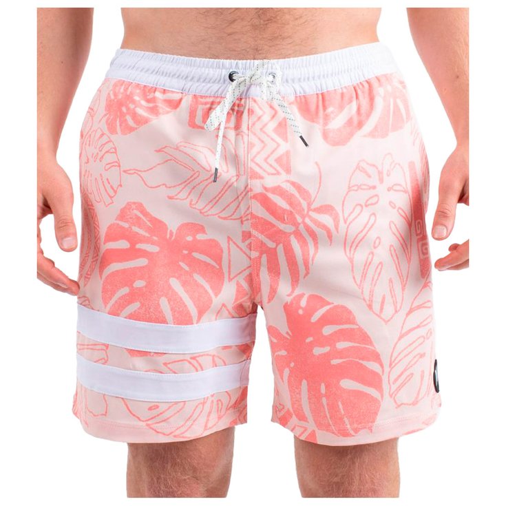 Hurley Boardshort Phntm Eco Block Party Volley 17 Candy Pink Présentation