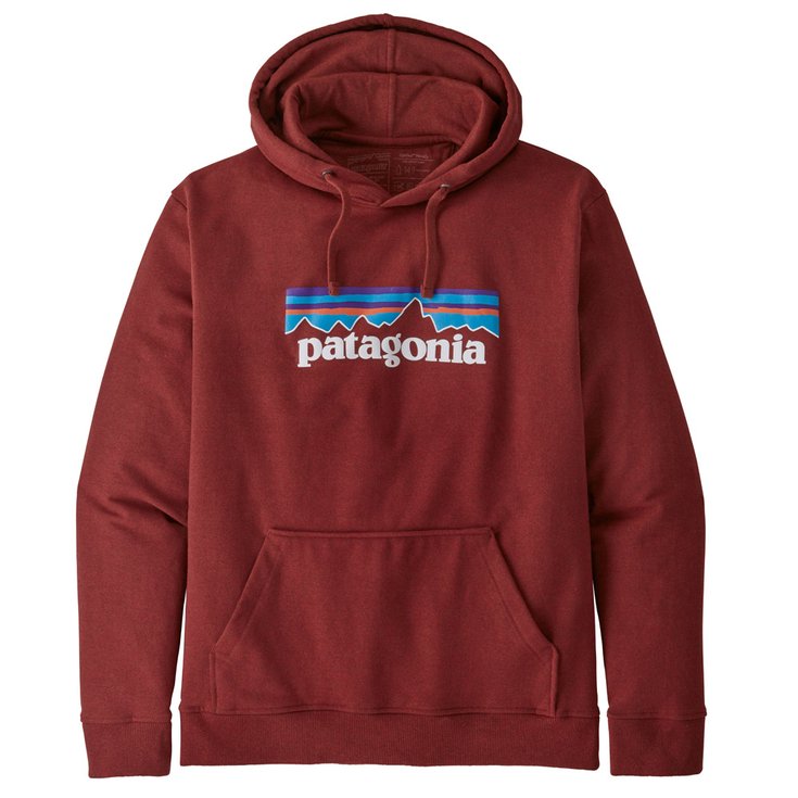 Patagonia Sweatshirt P-6 Logo Uprisal Barn Red Präsentation