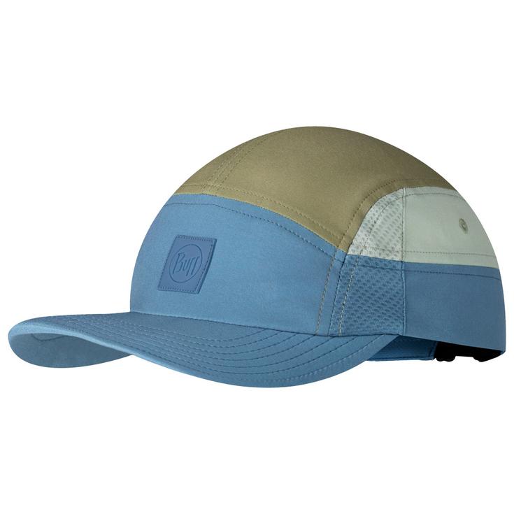 Buff Petten 5 Panel Go Cap Domus Steel Voorstelling