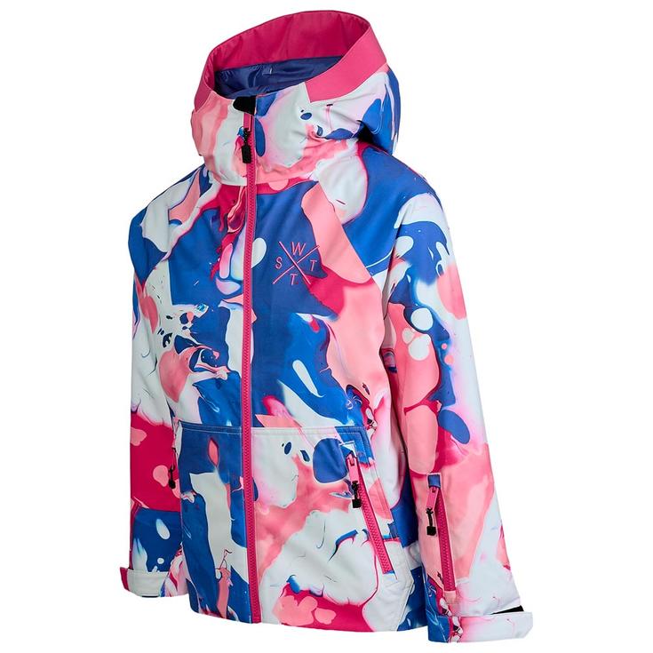 Watts Ski Jacket Arrow Junior Mr Bubble Pink Overview