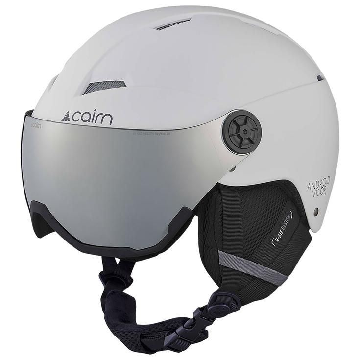 Cairn Android Visor Mat White Gray 