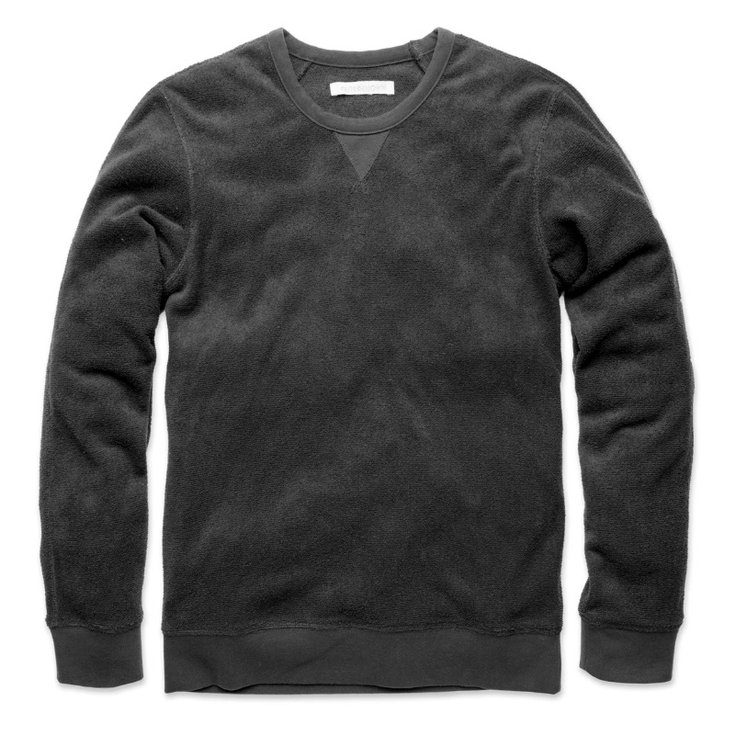 Outerknown SweatHightide Crew - Pitch Black 