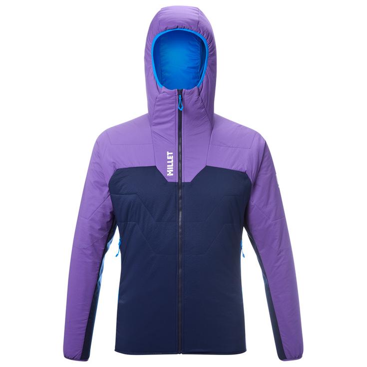 Millet Veste d’alpinisme Kamet Primaloft Hoodie Galaxy Saphir Présentation