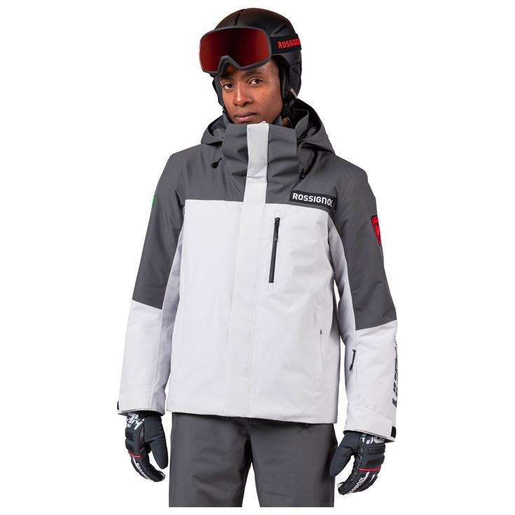 Rossignol Skijacke Hero Velika Insulated Jacket Soft Grey Präsentation