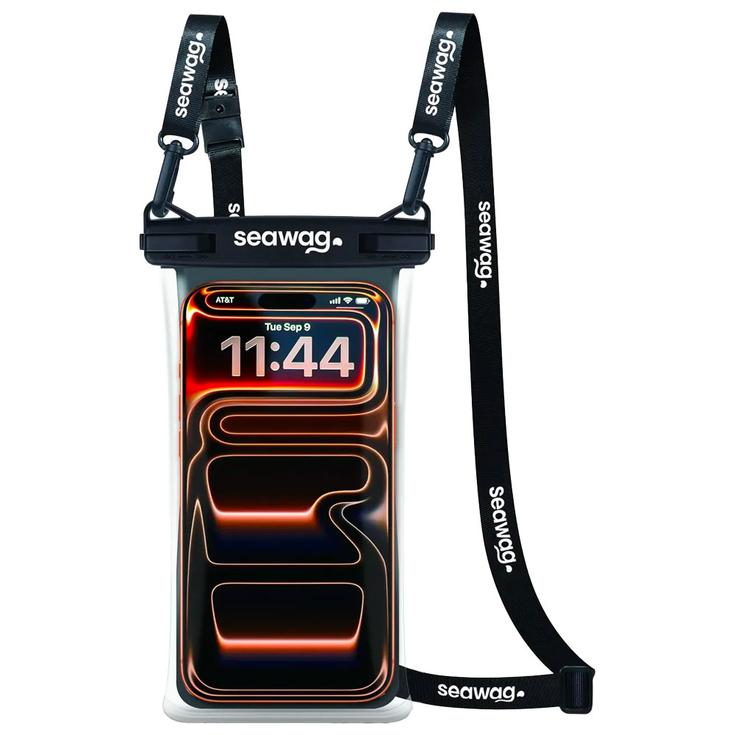 Seawag Waterproof pouch Pro Waterproof Phone Cases 7.5" Black White Overview