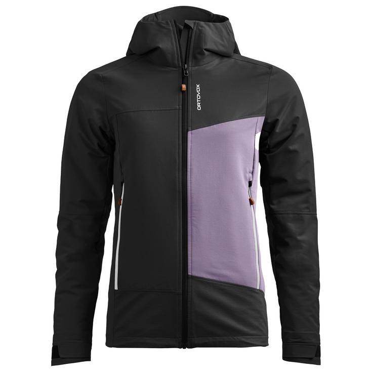 Ortovox Veste de rando Seceda Softshell Jacket W Black Raven Présentation