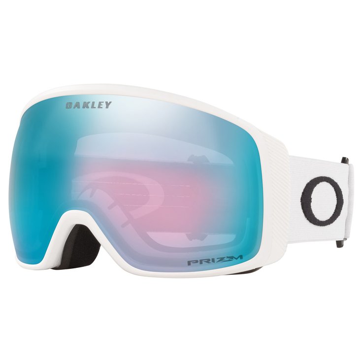 Oakley Maschera Flight Tracker L Matte White Prizm Sapphire Iridium Presentazione
