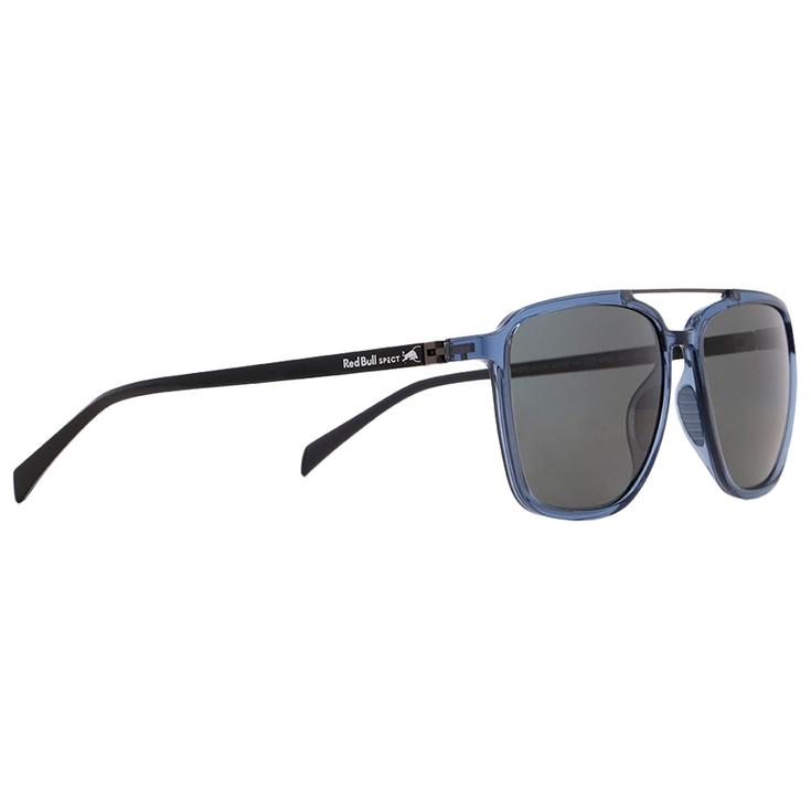 Red Bull Spect Sonnenbrille Redps Square Shiny X'Tal Blue Black Smoke Polarized Präsentation