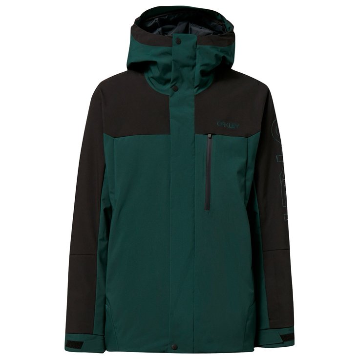 Oakley Skijassen Tnp Tbt Insulated Jkt Hunter Green Blackout Voorstelling