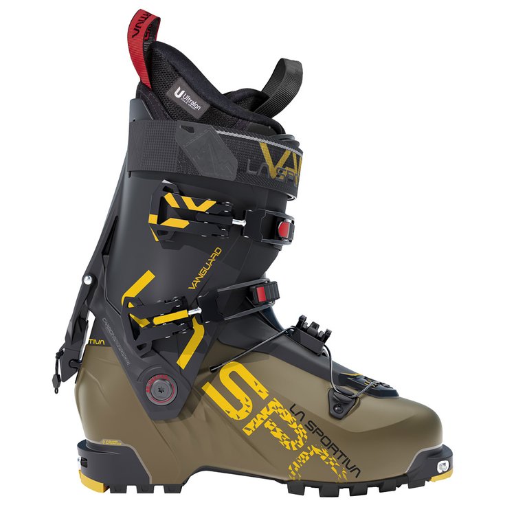 La Sportiva Chaussures de Ski Randonnée Vanguard Turtle Yellow Côté