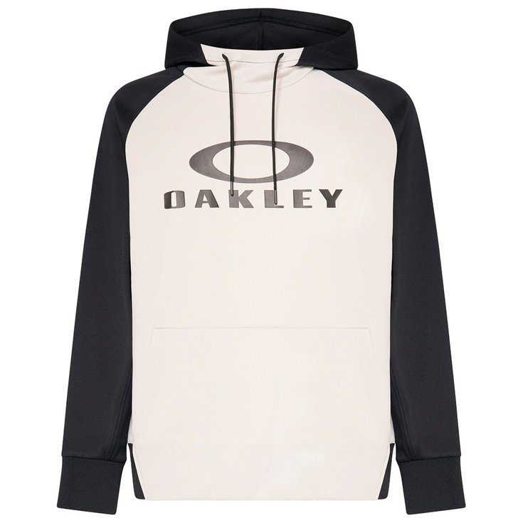 Oakley Sweatshirt Bark Dwr Fleece Hoody Lunar Rock Blackout Overview