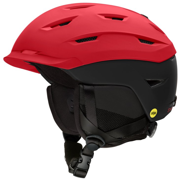 Smith Helmet Level Mips Matte Lava Black Overview