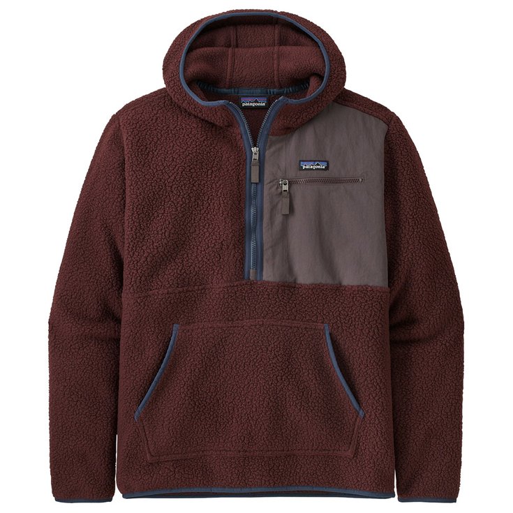 Patagonia Fleece Retro Pile Pullover Dark Ruby Overview