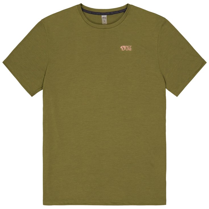 Picture Wandel T-shirt Timont Short Sleeve Urban Tech Tee Shirt Tobacco Voorstelling
