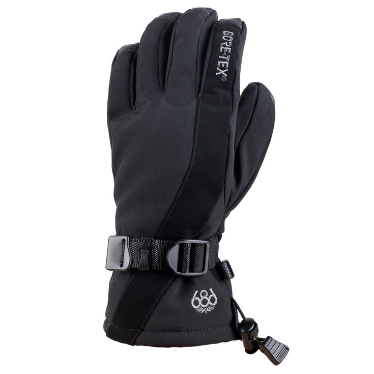 686 Gant Women's Gore-tex Linear Glove Black Présentation