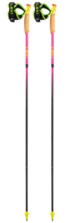 Leki Pole Ultratrail Fx.One Superlite Neon Pink Neon Yellow Natural Carbon Overview