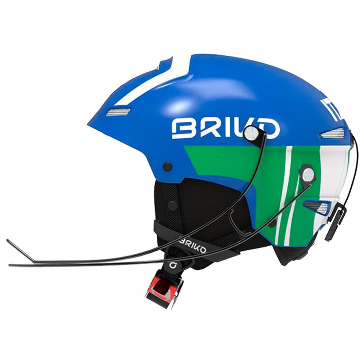 Briko Casque Slalom Epp - Fisi Shiny Science Blue Presentación