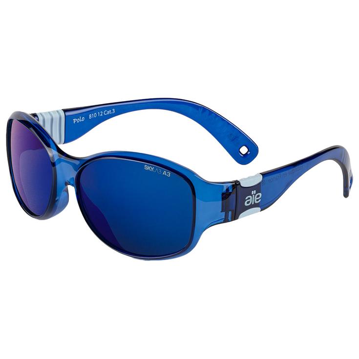 Altitude Eyewear Sonnenbrille Polo Crystal Blue Grey Blue Flash Präsentation