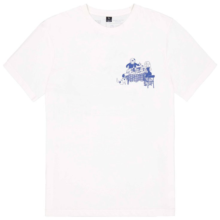 Picture Tee-Shirt Dad & Son Doggo Natural White Overview