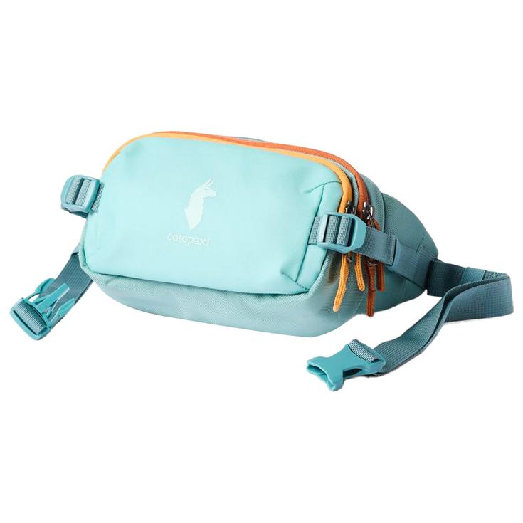 Cotopaxi Riñonera Allpa X 1.5L Hip Pack Tide Pool Presentación