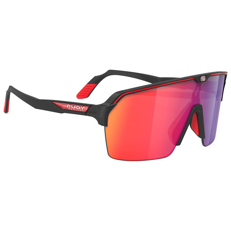 Rudy Project Lunettes de soleil Spinshield Air Black Matte Multilaser Red Présentation