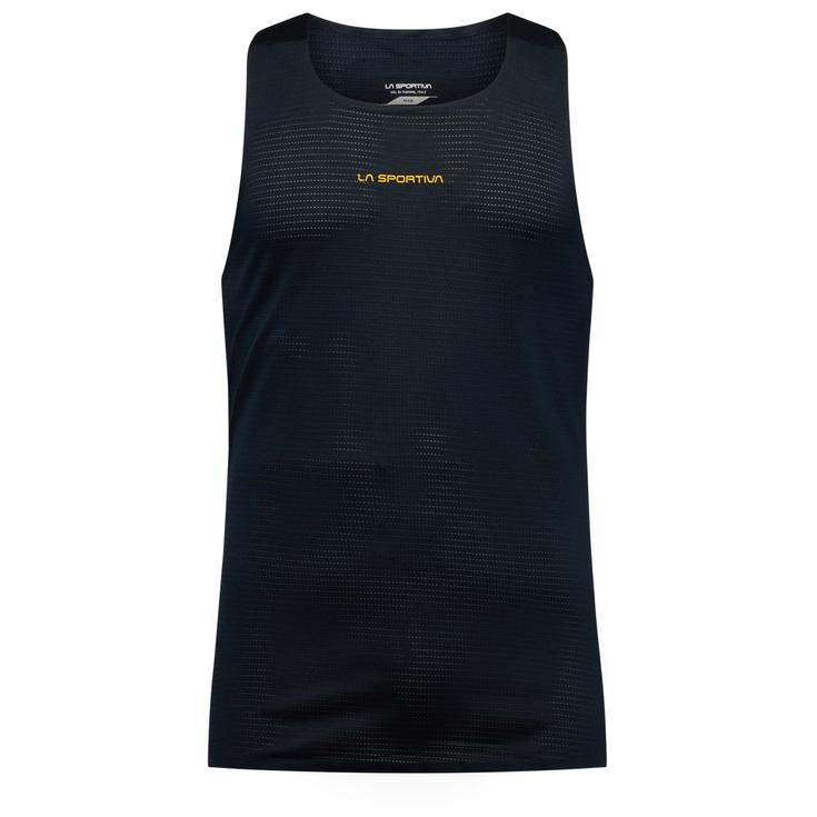 La Sportiva Maglietta da trail Pure Tank Black Yellow Presentazione