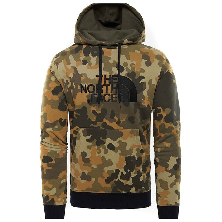 The North Face Sweat Drew Peak English Green Camo Print Overview