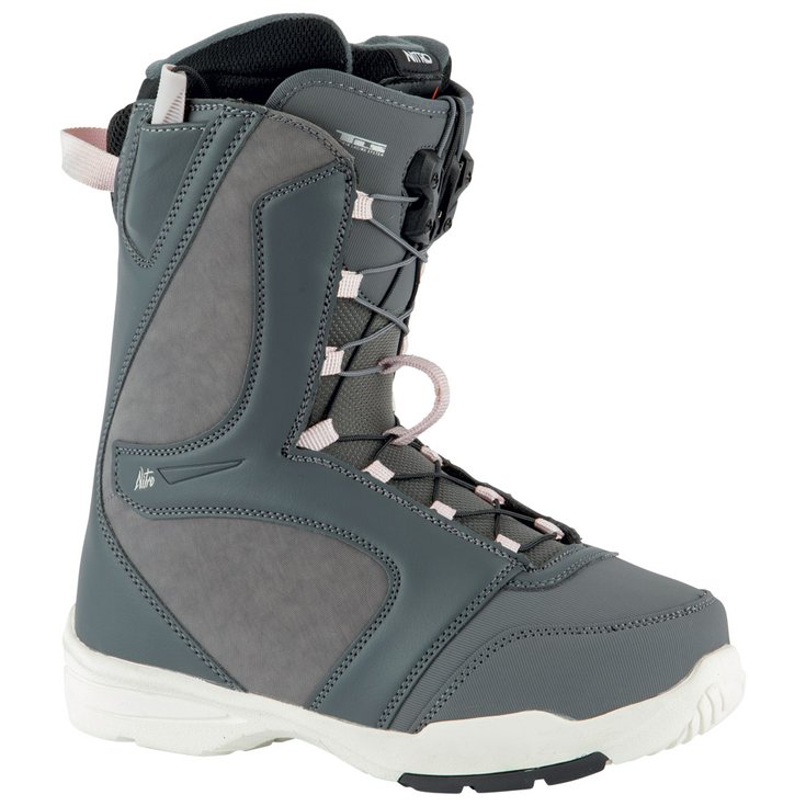 Nitro Boots Flora Tls Charcoal White Rose Overview