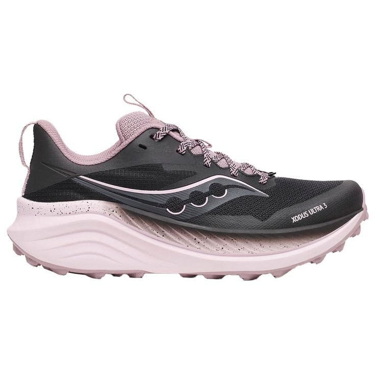 Saucony Trailrunning-Schuhe Xodus Ultra 3 Wmn Black Quail Präsentation