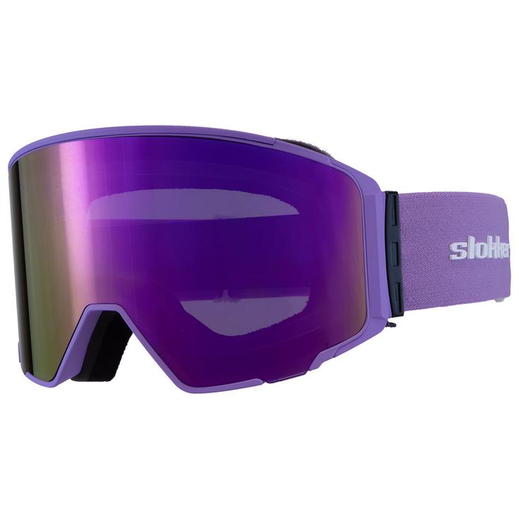 Slokker Skibrillen Dolomunt Otg Matte Purple Violet Mirror Voorstelling