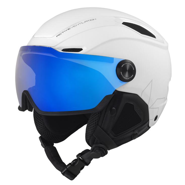 Bollé V-line White Matte Photochromic Blue Mirror Lens Cat 1-3 M 