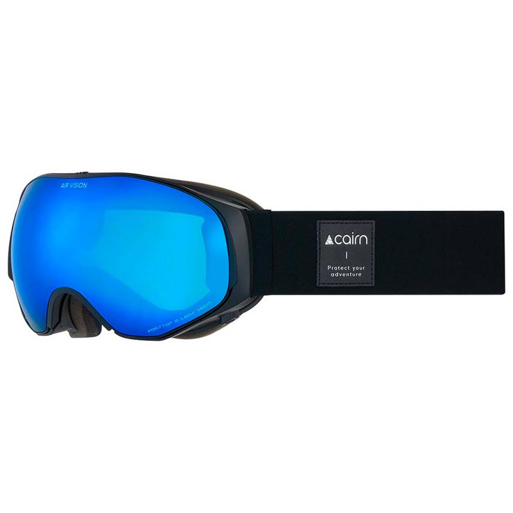 Cairn Skibrillen Air Vision Otg Mat Black Blue Spx 3000ium Voorstelling