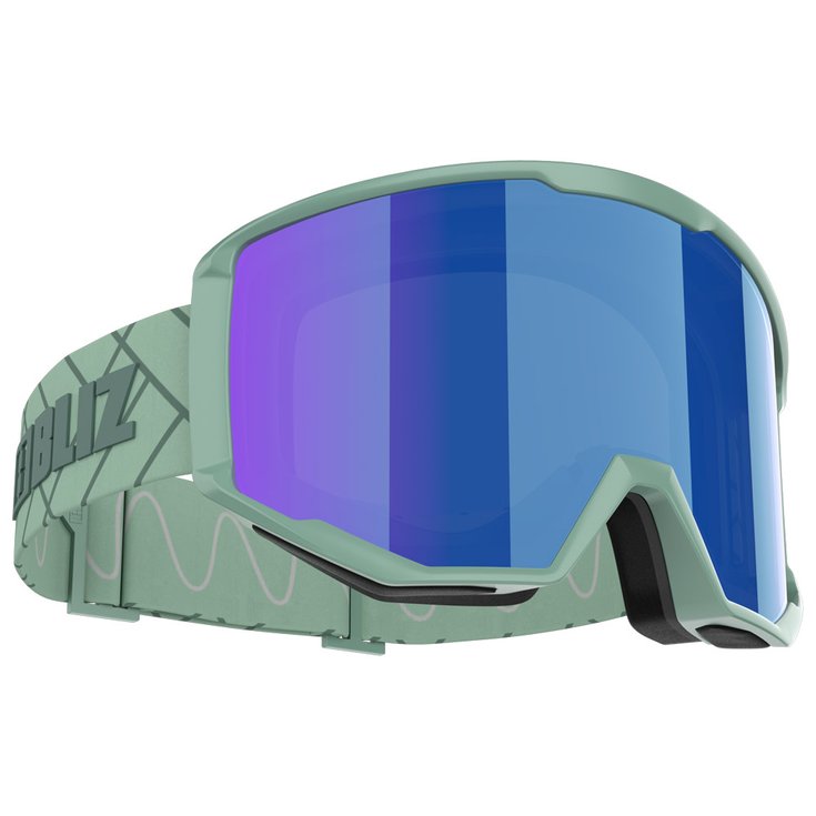 Bliz Máscaras Spark Matte Green Brown Blue Multi Presentación