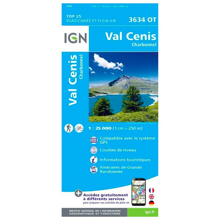 IGN 3634OT Val Cenis, Charbonnel 