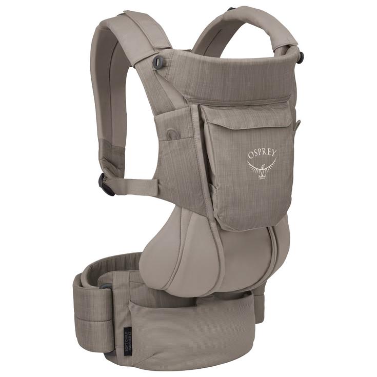 Osprey Porte-bébé Poco Soft Child Carrier Lt Tan Concrete Présentation