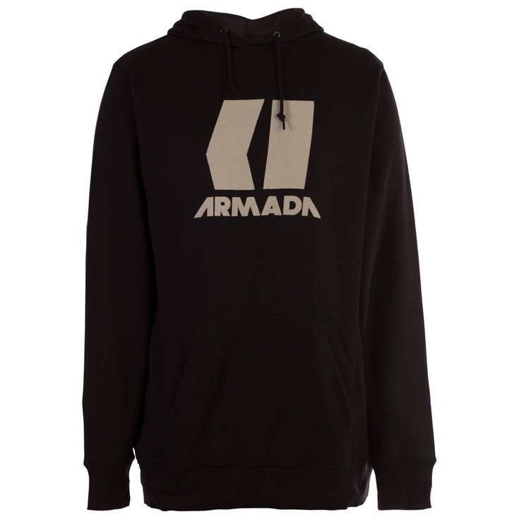 Armada Sweatshirt Icon Hoodie Black Canvas General View