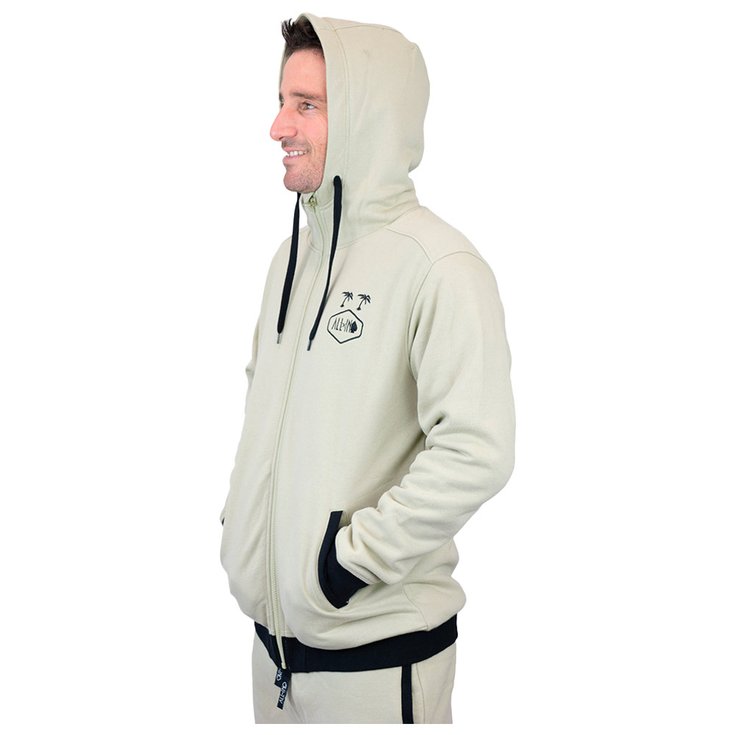 All-In Sudadera Hoodie Plush Beige Presentación