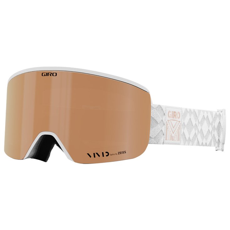 Giro Goggles Ella White Limitless Vivid Rose Gold + Vivid Infrared Overview