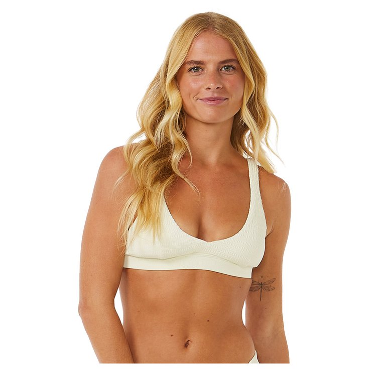 Rip Curl Swimsuit Brassière Dreams Adjustable Halter Off White Overview