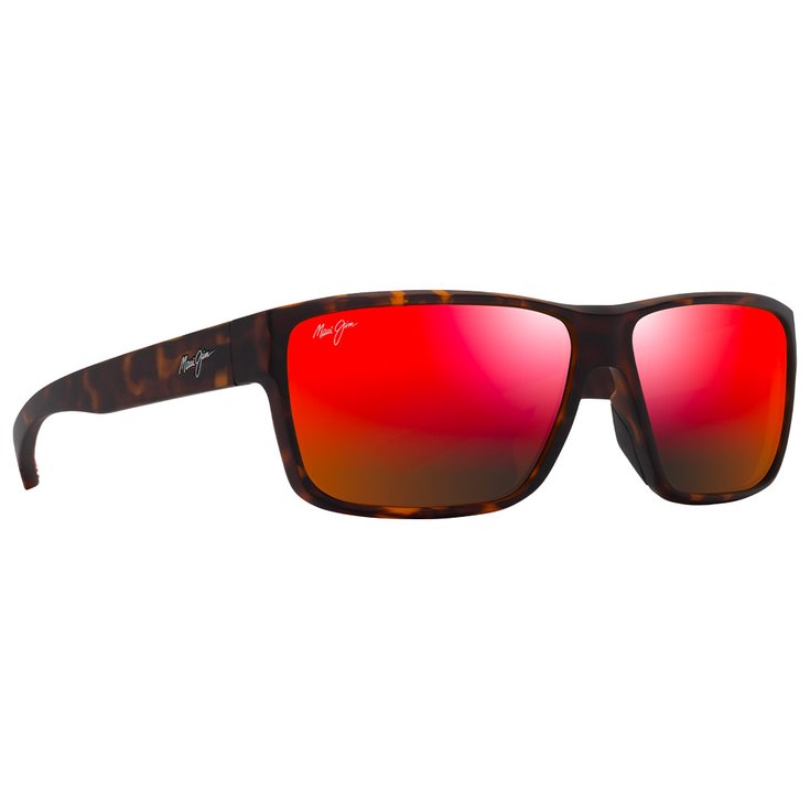 Maui Jim Sonnenbrille Uila Havane Foncé Mat Orange Hawaii Lava Minéral Superthin Präsentation