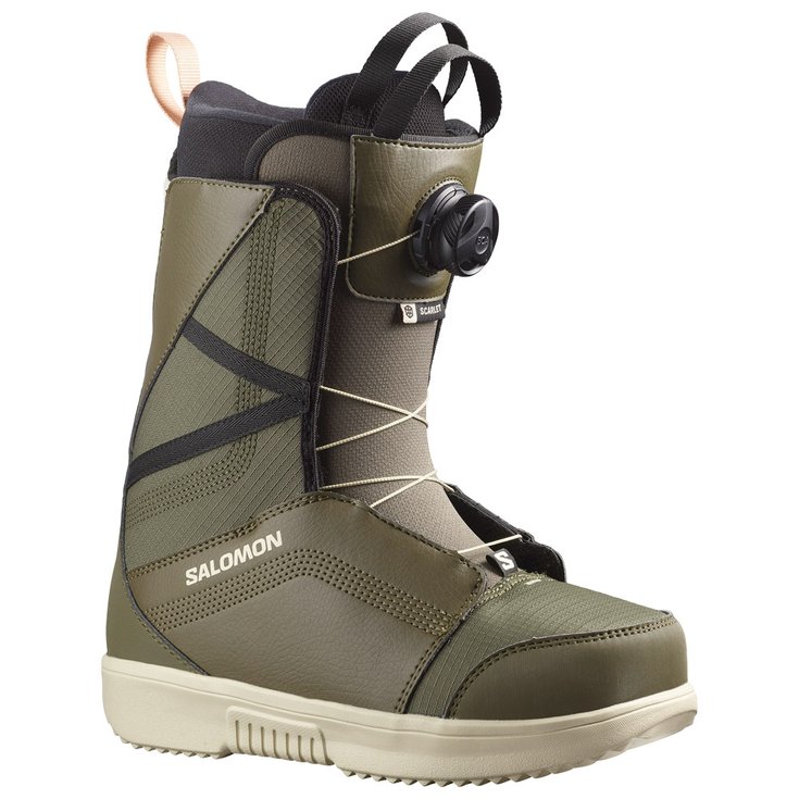 Salomon Boots Scarlet Boa Army green Overview