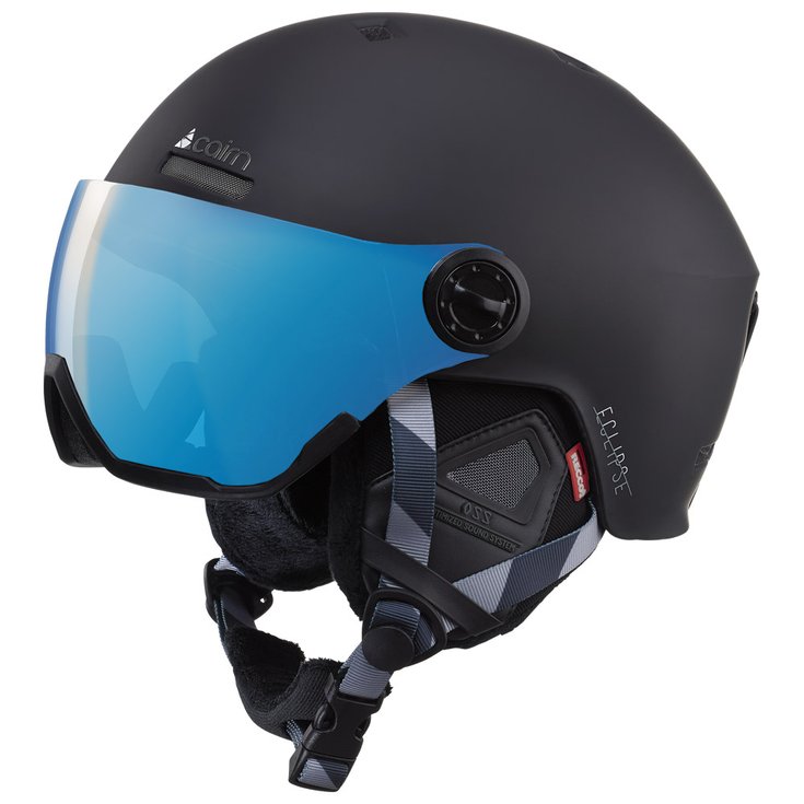 Cairn Visor Helm Eclipse Rescue Mat Black Blue Ium Voorstelling