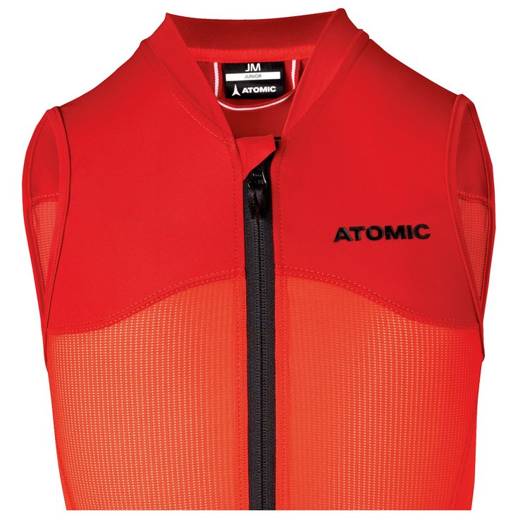 Atomic Protección dorsal Live Shield Vest Jr Red Detalle
