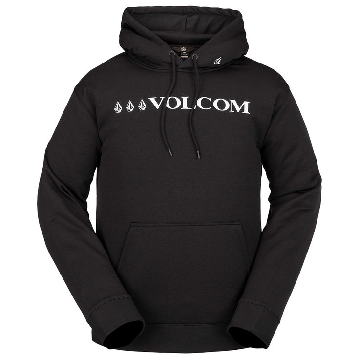 Volcom Felpa Core Hydro Fleece Black Presentazione