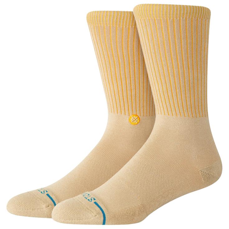 Stance Calze Icon Crew Socks Pop Sand Presentazione