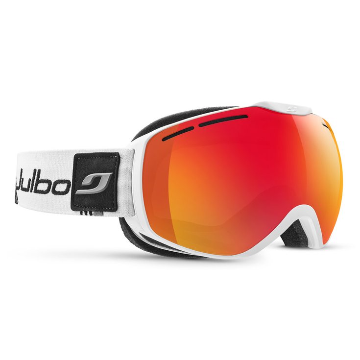 Julbo Masque de Ski Ison Xcl Blanc Gris Noir Spectron 3 Multilayer Fire Présentation