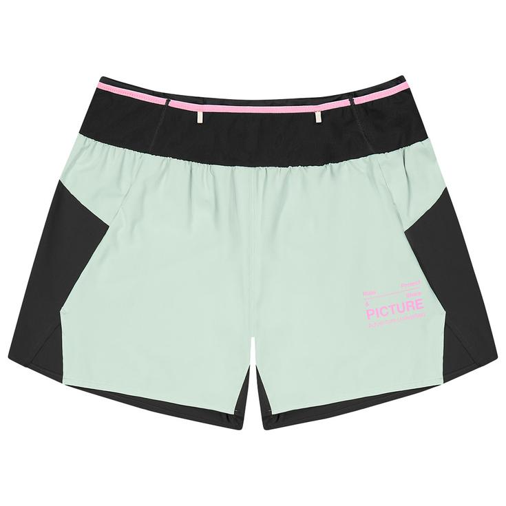 Picture Pantalón corto de trekking Woodah W Stretch Shorts Cloudy Blue Presentación