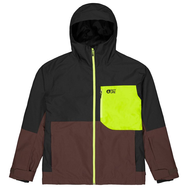Picture Giubbotto tecnico Nitric Chicory Coffe Lime Black Presentazione